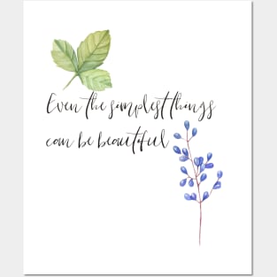 Simple things Posters and Art